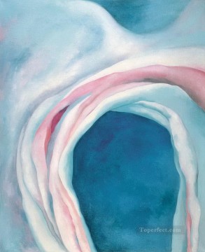 Okeeffe Pintura - Música Rosa y Azul NO1 Georgia Okeeffe Modernismo americano Precisionismo